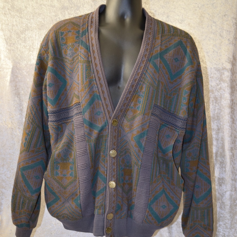 FIORI CARDIGAN SWEATER MADE IN ITALY